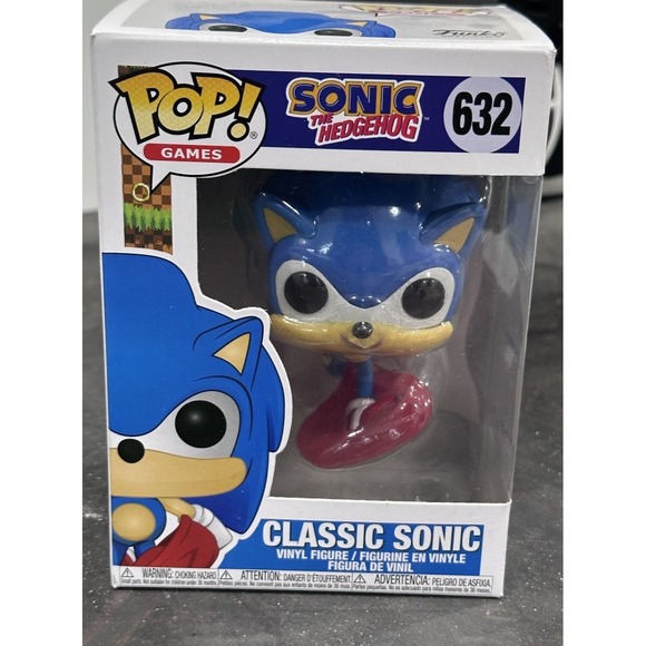 Funko Other - Classic Sonic 632 Flocked Funko Shop Limited Edition Funko Pop‎ Figure Protector